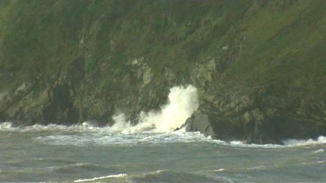 Sea at Aberdaron in Gwynedd