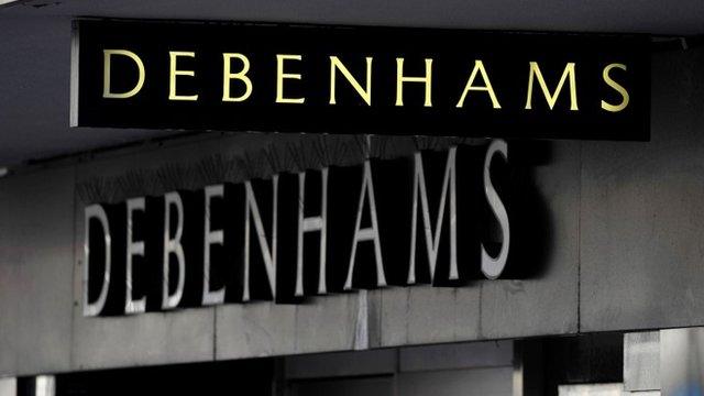 Debenhams sign