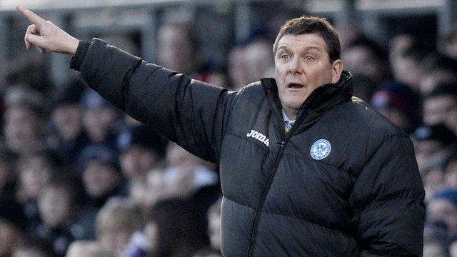 St Johnstone manager Tommy Wright