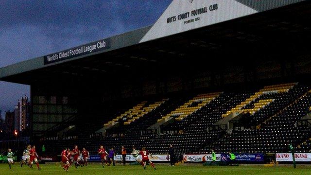 Nottingham Rugby's home ground at Meadow Lane