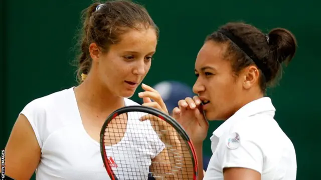 Laura Robson and Heather Watson