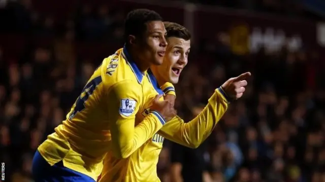 Arsenal celebrate