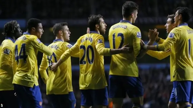 Arsenal celebrate