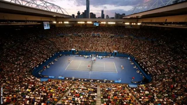 A general view of Rod Laver Arena