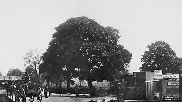 The shanty town know as Piccadilly that sprang up next to Chiseldon Camp