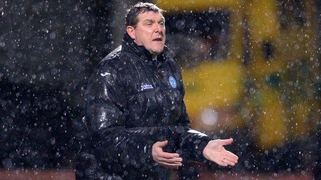 St Johnstone manager Tommy Wright