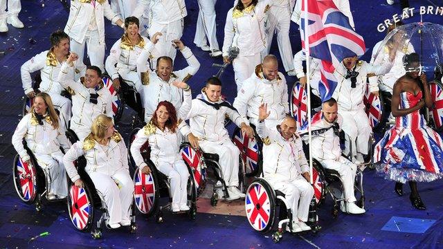 Paralympics opening ceremony at London 2012