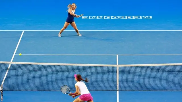 Dominika Cibulkova hits a forehand winner