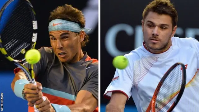 Rafael Nadal and Stanislas Wawrinka