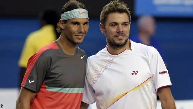 Rafael Nadal and Stanislas Wawrinka