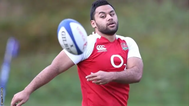 England's Billy Vunipola during training today at Pennyhill Park