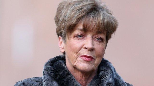 Coronation Street actress Anne Kirkbride arrives at Preston Crown Court