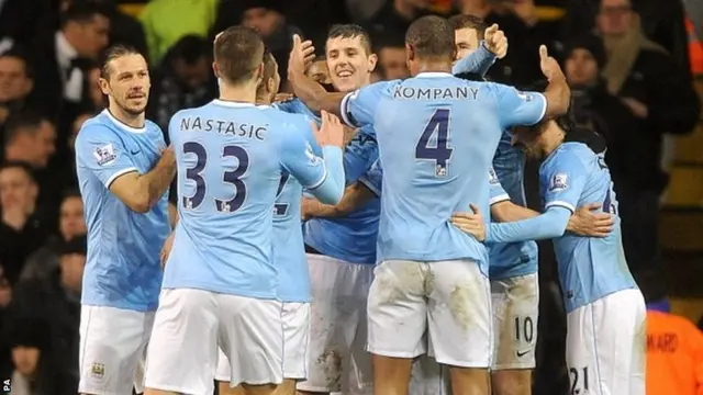 Manchester City celebrate