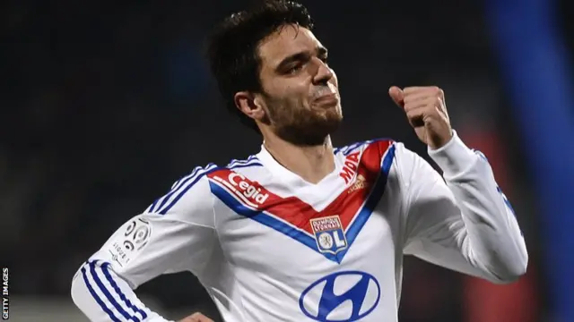 Lyon midfielder Clement Grenier