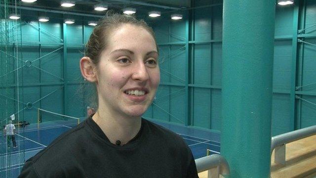 Scottish badminton player Kirsty Gilmour