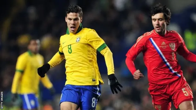 Brazil international Hernanes is on the move