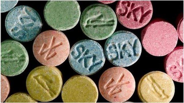 Ecstasy pills from government handout