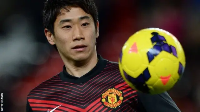 Man Utd forward Shinji Kagawa