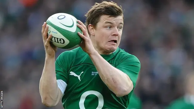 Ireland rugby union player Brian O'Driscoll