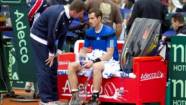 Leon Smith and Andy Murray