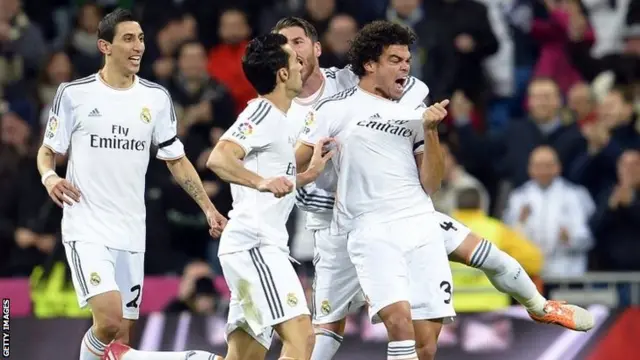 Real Madrid celebrate