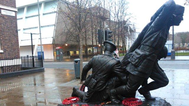 Memorial to Capt Noel Chavasse