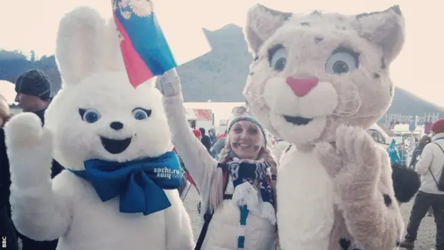 Supporter at Sochi