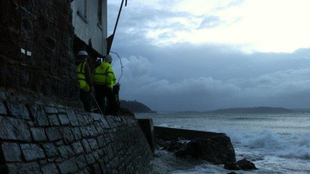 Kingsand's clock tower