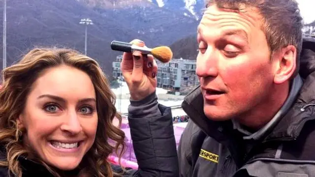 Aimee Williams and Matthew Pinsent