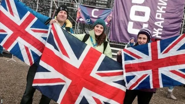 Katie Summerhayes's family in Sochi