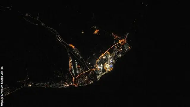 The Olympic Park from space