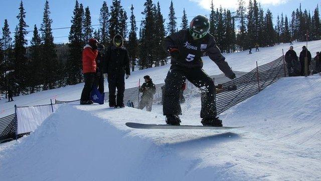 Paralympic snowboarder Matthew Robinson