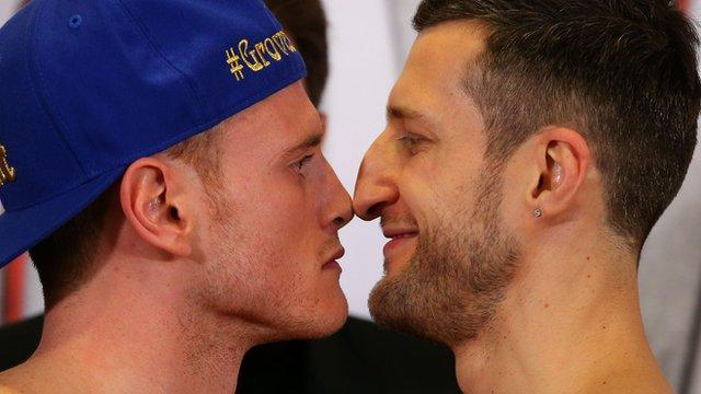 George Groves (left) and Carl Froch