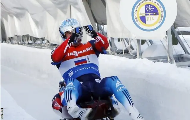 Team luge relay