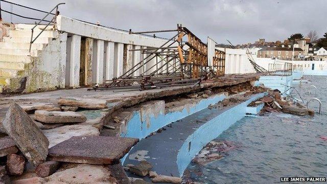 Jubilee pool, Penzance, 15 February 2014