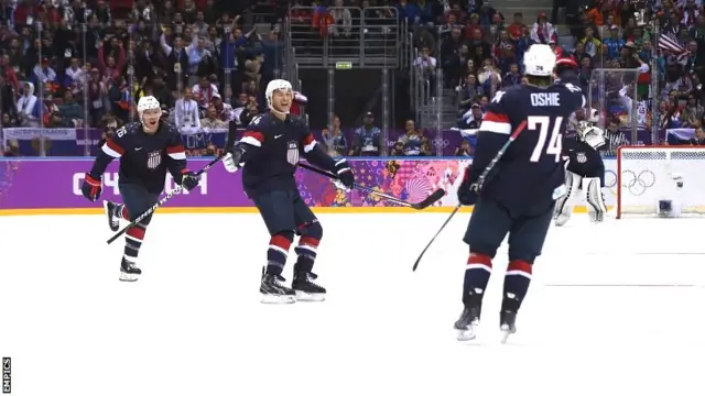 T.J. Oshie of the United States