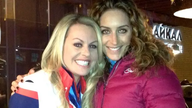 Chemmy Alcott and Amy Williams