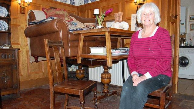 Margaret Young at her home in Chiswell