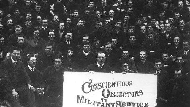 Conscientious objectors at Dyce Camp