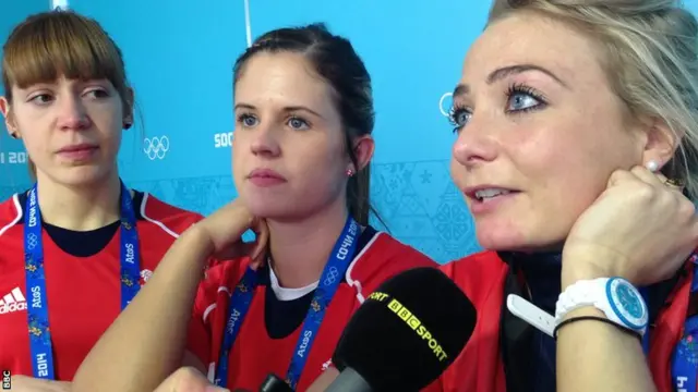 GB curlers talk to the BBC