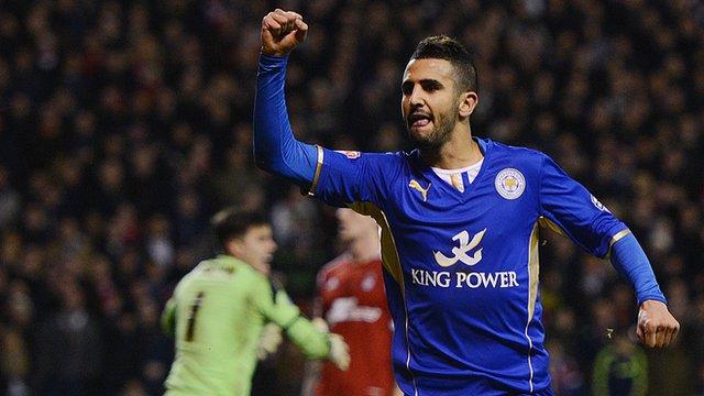 Leicester City's Riyad Mahrez