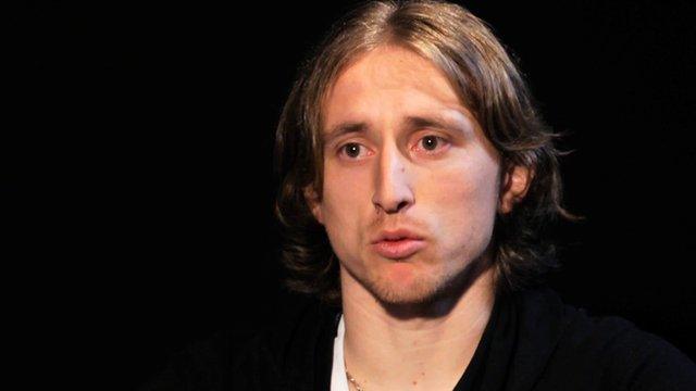 Real Madrid's Luca Modric