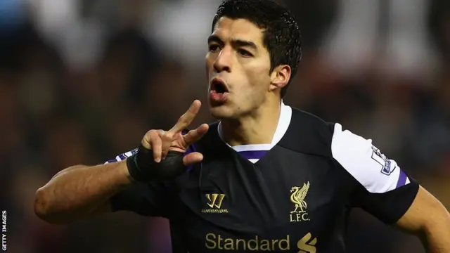 Liverpool striker Luis Suarez