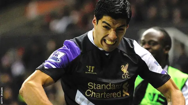 Luis Suarez of Liverpool