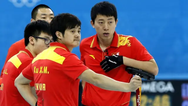 China curling team