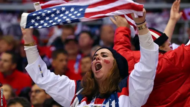 An American fan