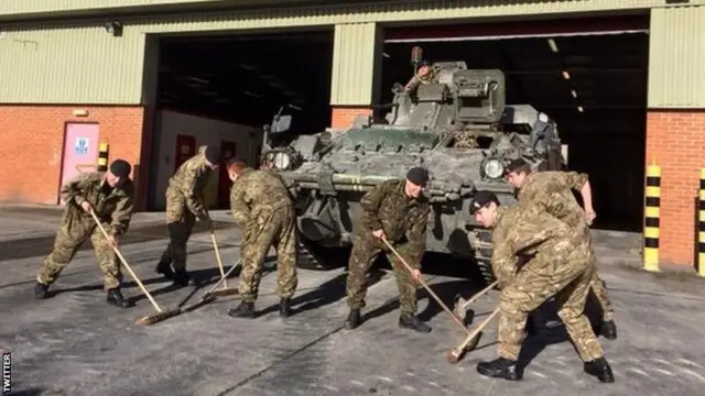 Army curling