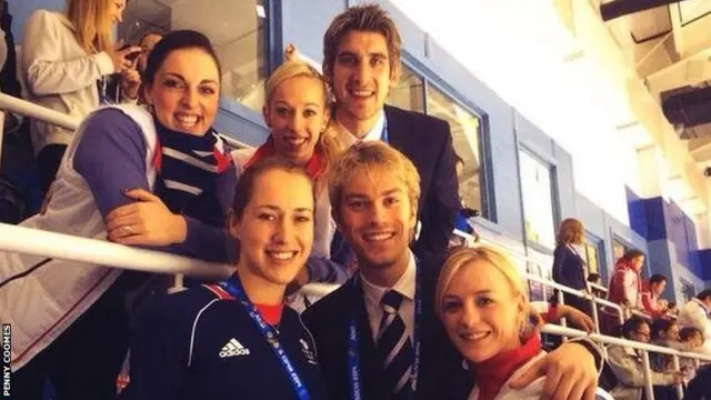 Penny Coomes with Team GB team mates