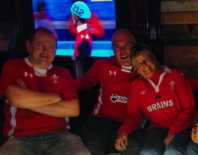 Wales rugby fans