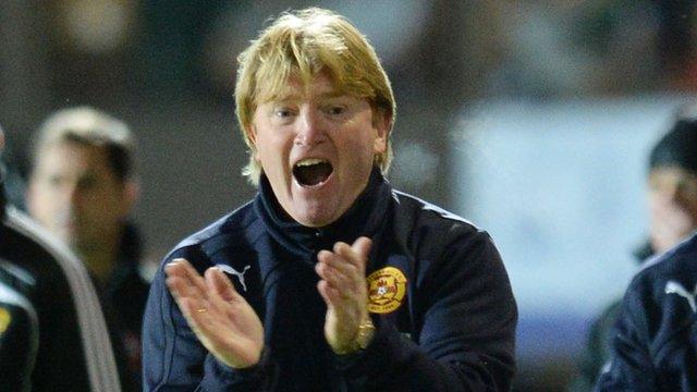 Motherwell manager Stuart McCall